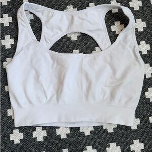 NVGTN Classic White Sports Bra